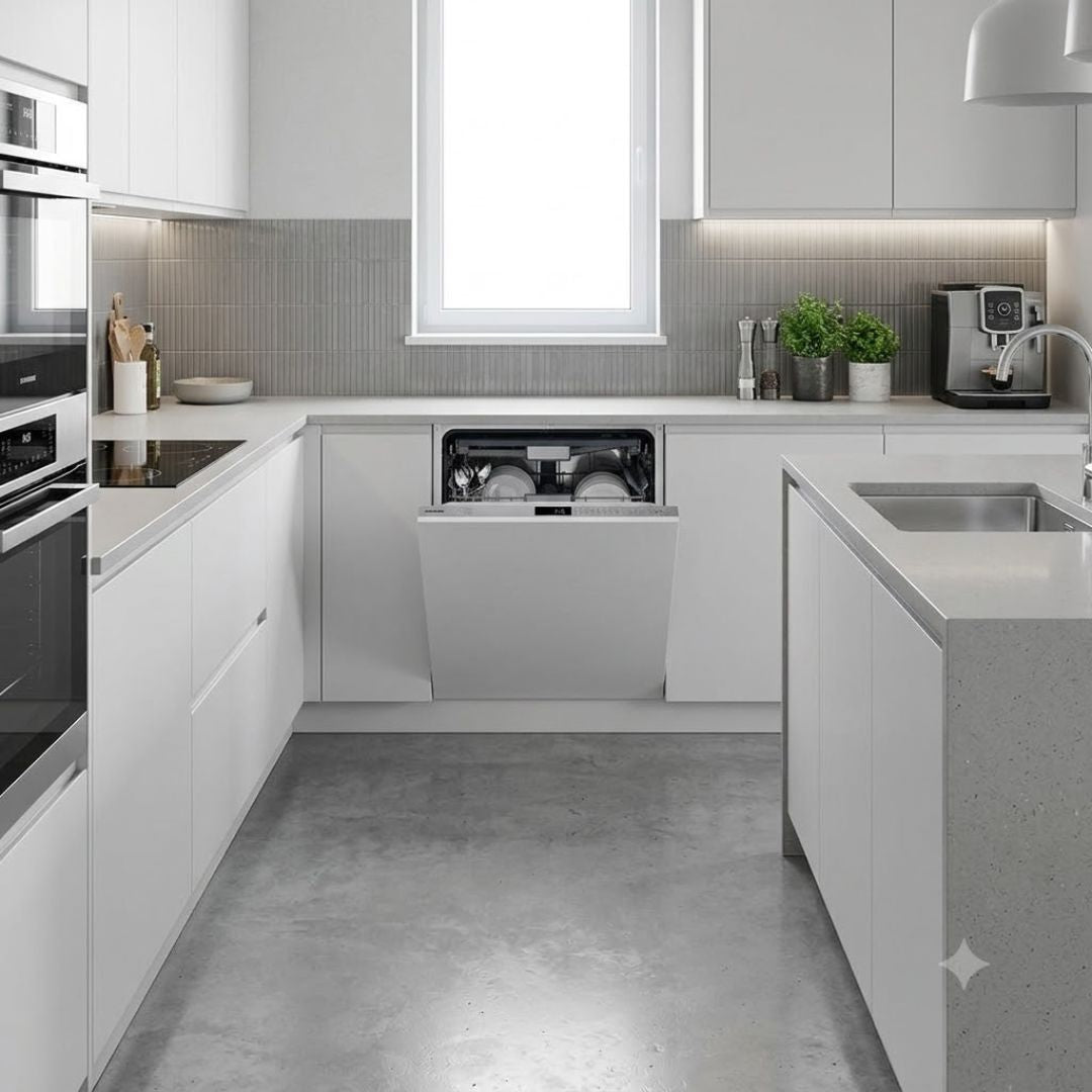 SILVERLINE D11043X02 Lavastoviglie Integrata Totale 14 Coperti 8 Programmi cm. 60 x 82