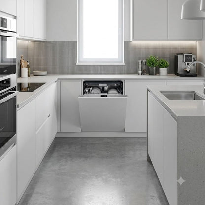 SILVERLINE D11043X02 Lavastoviglie Integrata Totale 14 Coperti 8 Programmi cm. 60 x 82