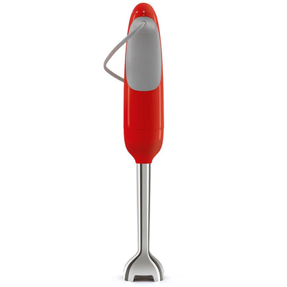 SMEG PED HBF11RDEU Frullatore a Immersione Antiscivolo Avvolgicavo 700W Rosso 50' Style