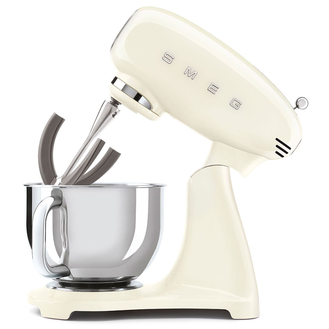 SMEG Impastatrice Planetaria SMF03CREU 800W Crema 4,8L 10 Velocità 50's Style