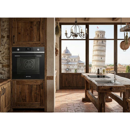 Smeg SO64M3S2N Forno Elettrico Incasso Ventilato Grill Nero 68 lt Classe A cm. 60 x 60