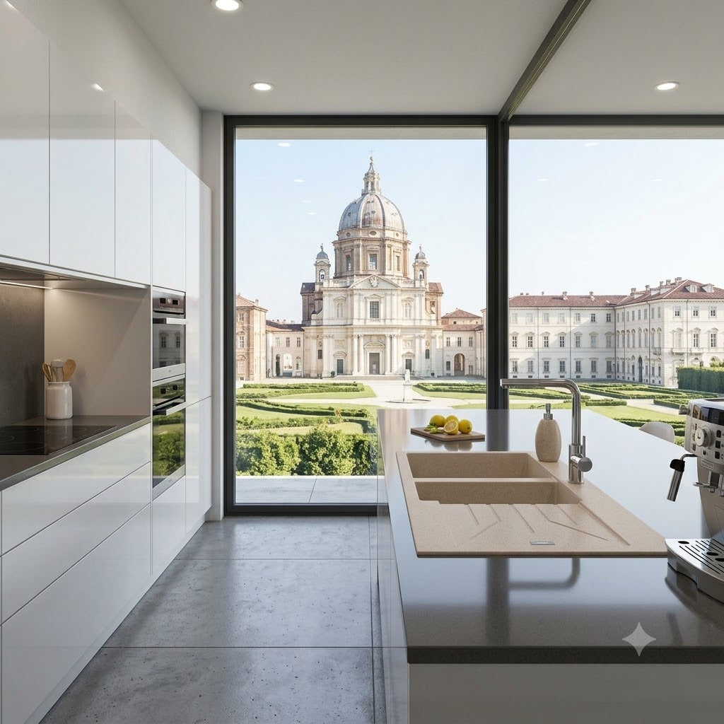 ELLECI EGO 500 LGE50051 Lavello 2 Vasche con Gocciolatoio Reversibile Sopratop Granitek Avena 51 cm. 116 x 50