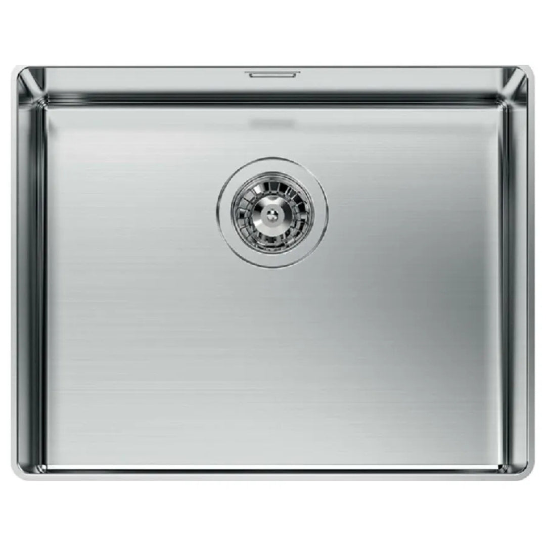 Foster Phantom 4350001 Lavello 1 Vasca Incasso Filotop Acciaio Inox Spazzolato cm. 51 x 41