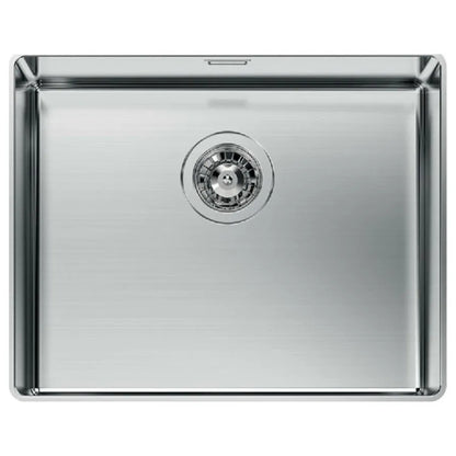 Foster Phantom 4350001 Lavello 1 Vasca Incasso Filotop Acciaio Inox Spazzolato cm. 51 x 41