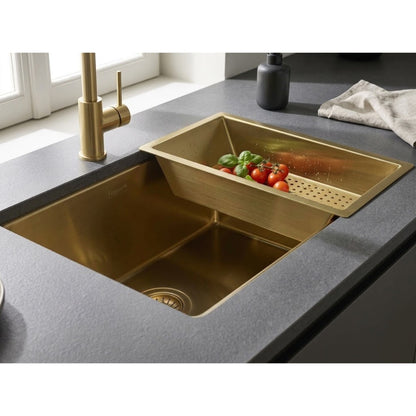Foster 8151009 Vaschetta Forata inox PVD Gold cm. 21,5 x 38