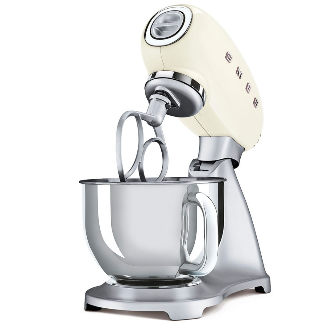 SMEG SMF02CREU Impastatrice Planetaria 10 Velocità Smooth Start Crema