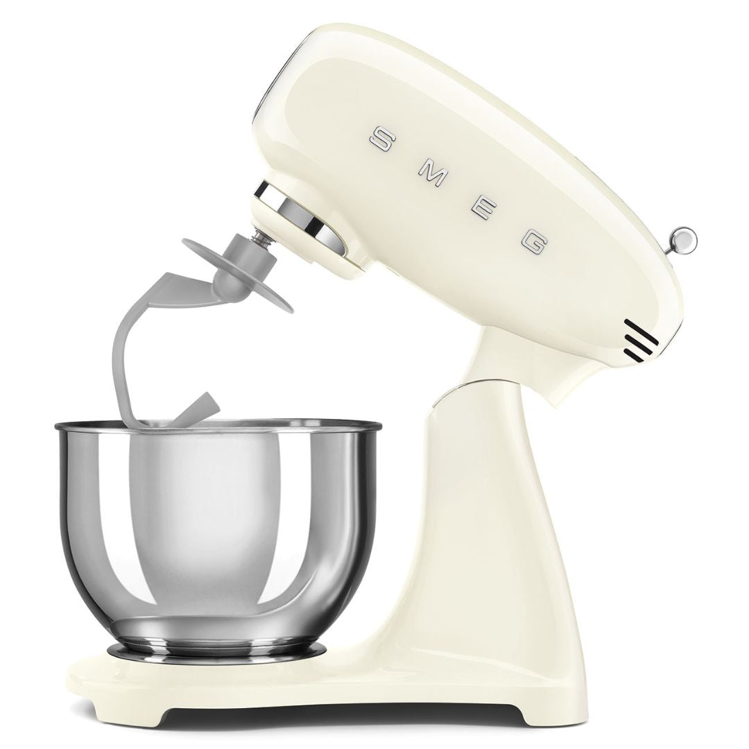 SMEG Impastatrice Planetaria SMF03CREU 800W Crema 4,8L 10 Velocità 50's Style