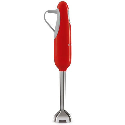 SMEG PED HBF11RDEU Frullatore a Immersione Antiscivolo Avvolgicavo 700W Rosso 50' Style