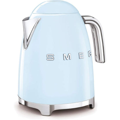 SMEG KLF03PBEU Bollitore Elettrico Azzurro Estetica 50’s Style Capacità 1,7 L