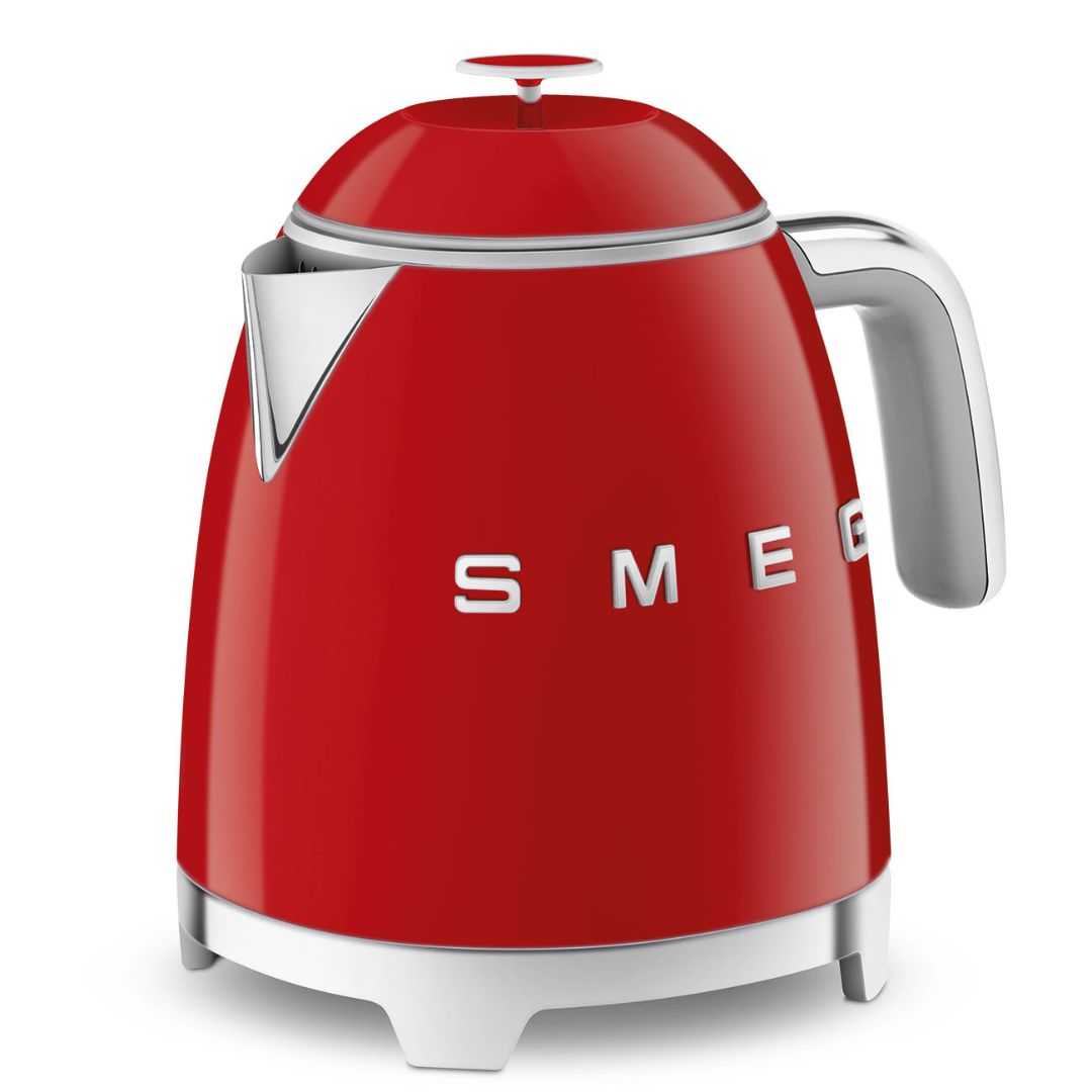 SMEG KLF05RDEU Bollitore Elettrico Rosso Mini 0,8 L Estetica 50’s Style