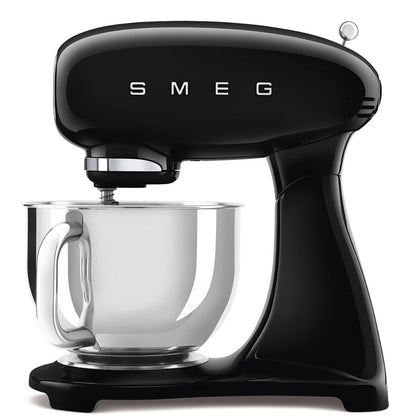 SMEG SMF03BLEU Impastatrice Planetaria 800W Nero 4,8L 10 Velocità con Accessori