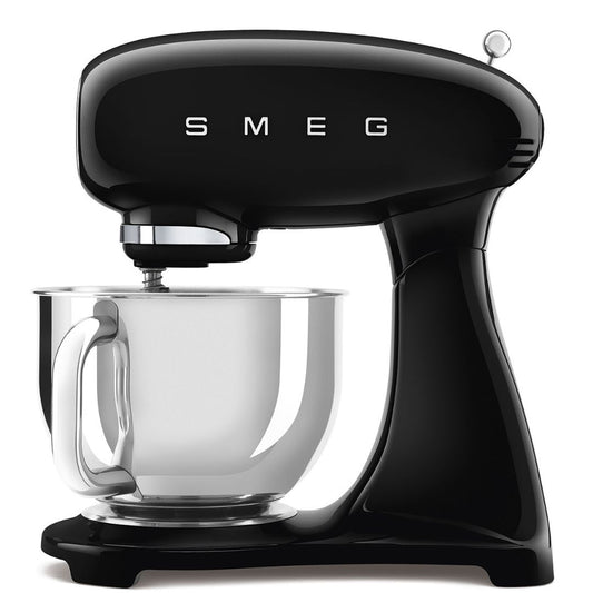 SMEG SMF03BLEU Impastatrice Planetaria 800W Nero 4,8L 10 Velocità con Accessori