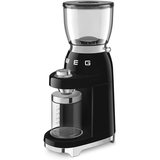 SMEG CGF01BLEU Macinacaffè Elettrico 30 Livelli di Macinatura Antistatico Nero
