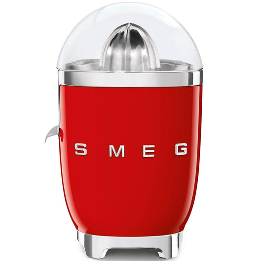 SMEG CJF11RDEU Spremiagrumi Elettrico Rosso Lucido 70W Inox Antigoccia 50’s Style