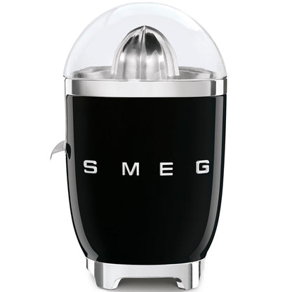Smeg CJF11BLEU Spremiagrumi Elettrico Nero Lucido 70W Inox Antigoccia 50’s Style