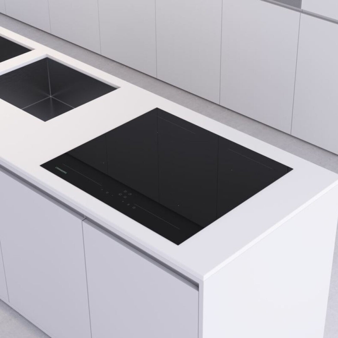 CROMBERG HIK604B Piano Cottura Induzione 4 Zone Cottura Vetro Nero Touch 60 cm