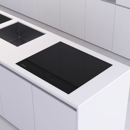 CROMBERG HIK604B Piano Cottura Induzione 4 Zone Cottura Vetro Nero Touch 60 cm