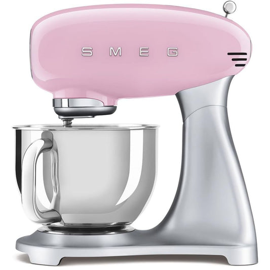 SMEG SMF02PKEU Impastatrice Planetaria Rosa 800W 4,8L 10 Velocità Smooth Start