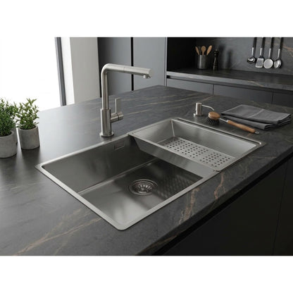 Foster 8156000 Vaschetta per Lavello Scolapasta Forata Inox cm 21,5x40