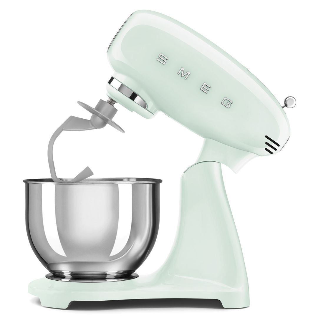 SMEG SMF03PGEU Impastatrice Planetaria 800W Verde 4,8L 10 Velocità 50's Style