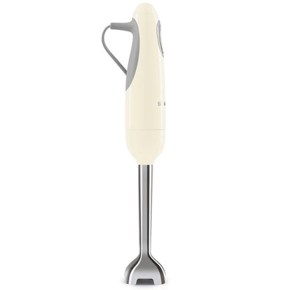 SMEG PED HBF11CREU Frullatore a Immersione Impugnatura Antiscivolo Avvolgicavo Crema 50' Style
