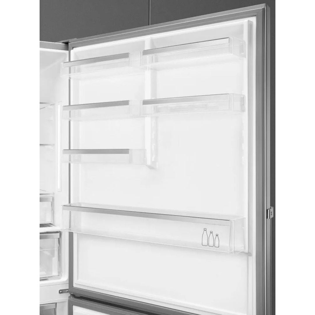 SMEG FC84EN4HX Frigorifero e Congelatore Combinato Total No Frost cm. 84 x 186