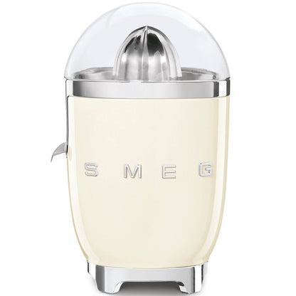 SMEG CJF11CREU Spremiagrumi Elettrico Panna Lucido 70W Inox Antigoccia 50’s Style