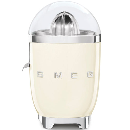 SMEG CJF11CREU Spremiagrumi Elettrico Panna Lucido 70W Inox Antigoccia 50’s Style