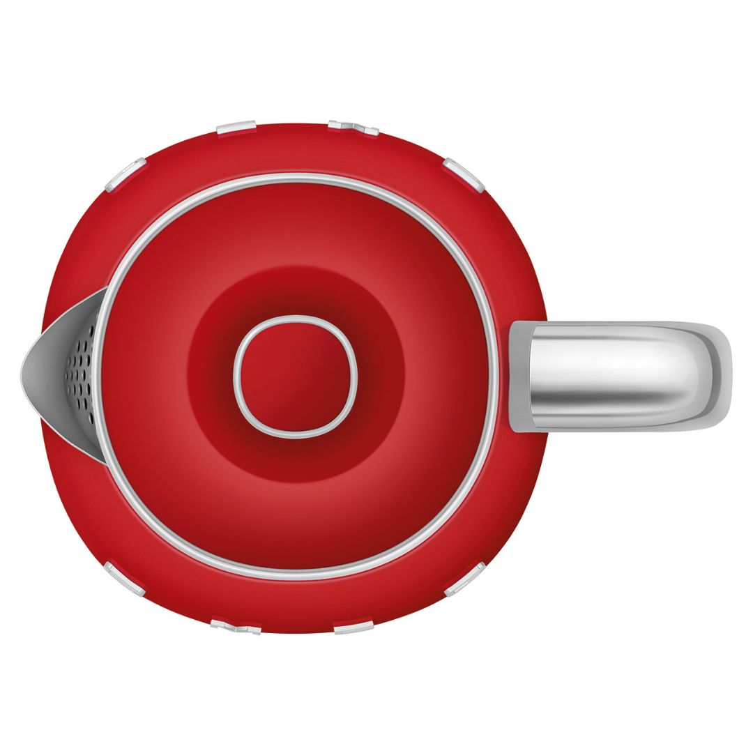 SMEG KLF05RDEU Bollitore Elettrico Rosso Mini 0,8 L Estetica 50’s Style