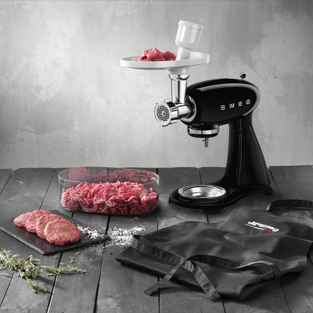 SMEGSMMG01 Tritatutto per Impastatrice in Alluminio 3 Trafile a Dischi