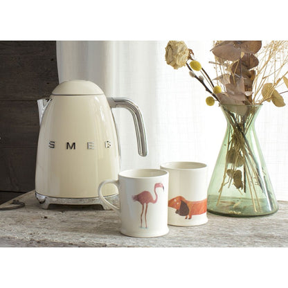 SMEG KLF04BLEU Bollitore Elettrico Anni '50 Nero 1,7L Temperatura Variabile