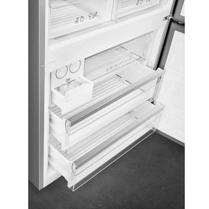 SMEG FC84EN4HX Frigorifero e Congelatore Combinato Total No Frost cm. 84 x 186
