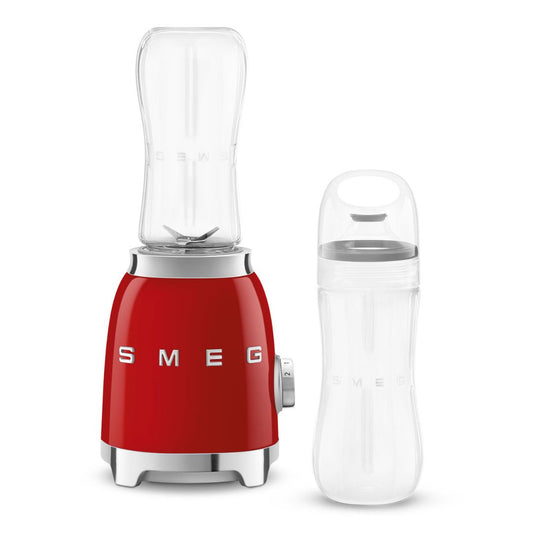SMEG PED PBF01RDEU Frullatore Compatto Multifunzione 300W Rosso 2 Velocità 50'S Style