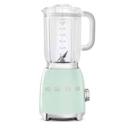 Smeg BLF01PGEU Frullatore da Tavolo 1,5Lt. 4 Velocità 800W Verde Antiscivolo