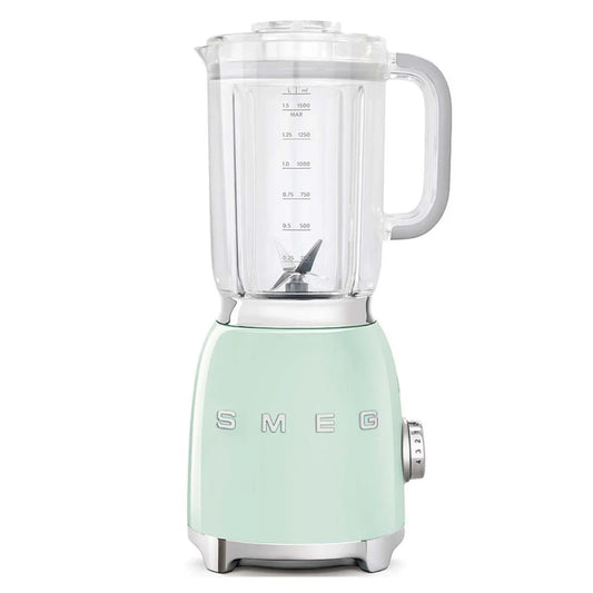 Smeg BLF01PGEU Frullatore da Tavolo 1,5Lt. 4 Velocità 800W Verde Antiscivolo