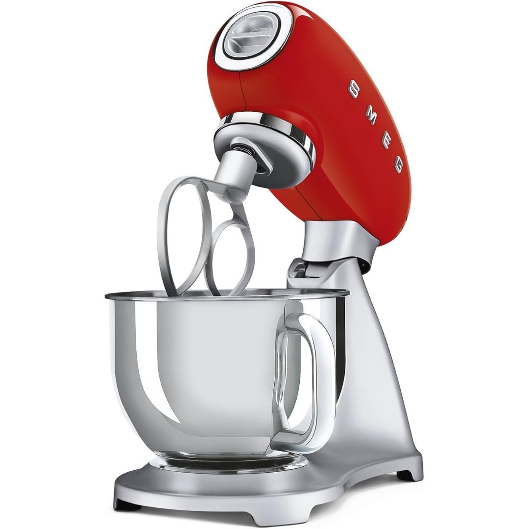 SMEG SMF02RDEU Impastatrice Planetaria 10 Velocità 4,8 L 800W Smooth Start