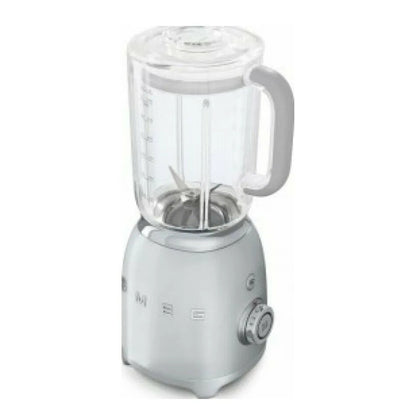 SMEG BLF01SVEU Frullatore da Tavolo 50’s Style Silver 800W 1,5 Lt. 4 Velocità
