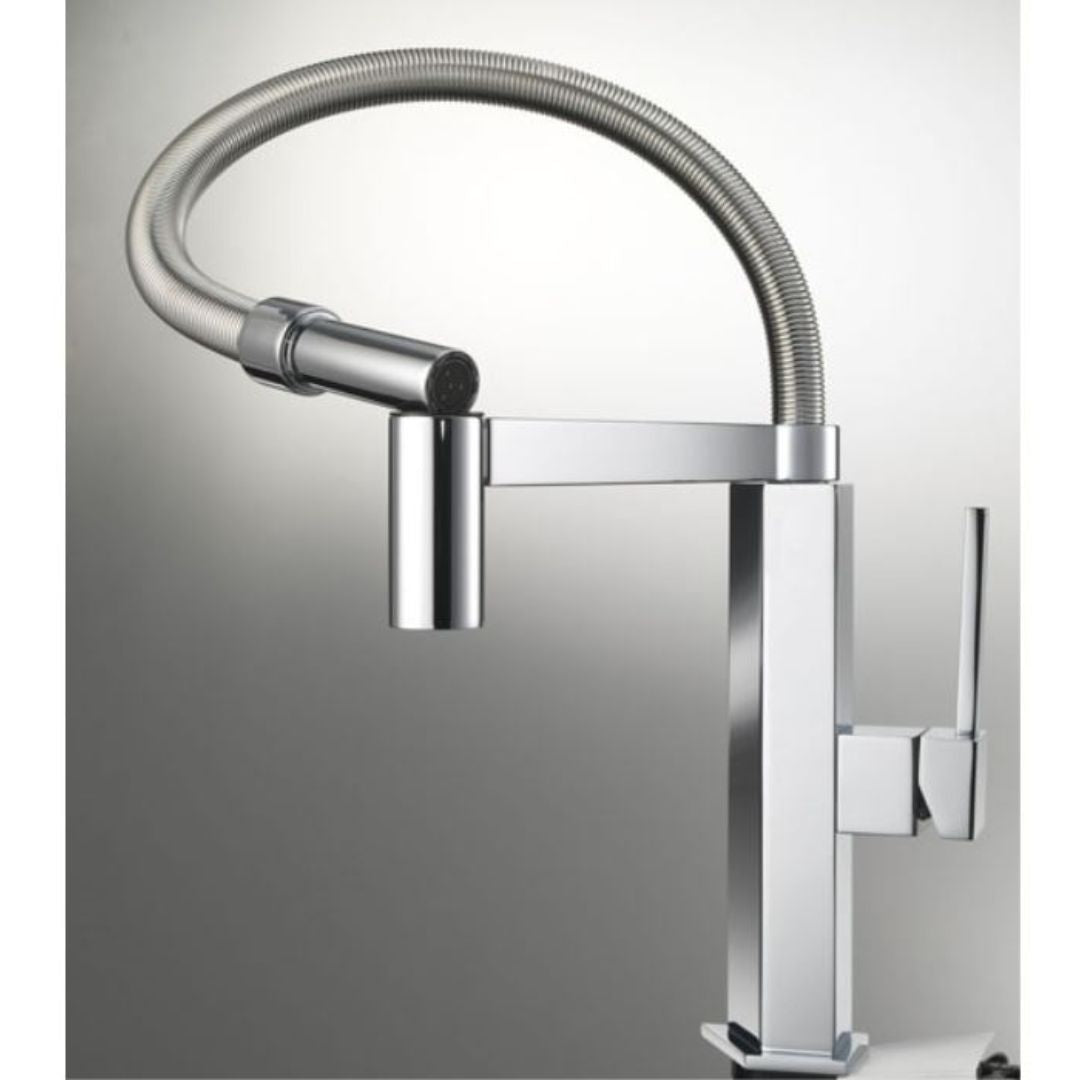 FOSTER GK 8488000 Miscelatore Monocomando Cucina Cromato con Canna Girevole Snodabile