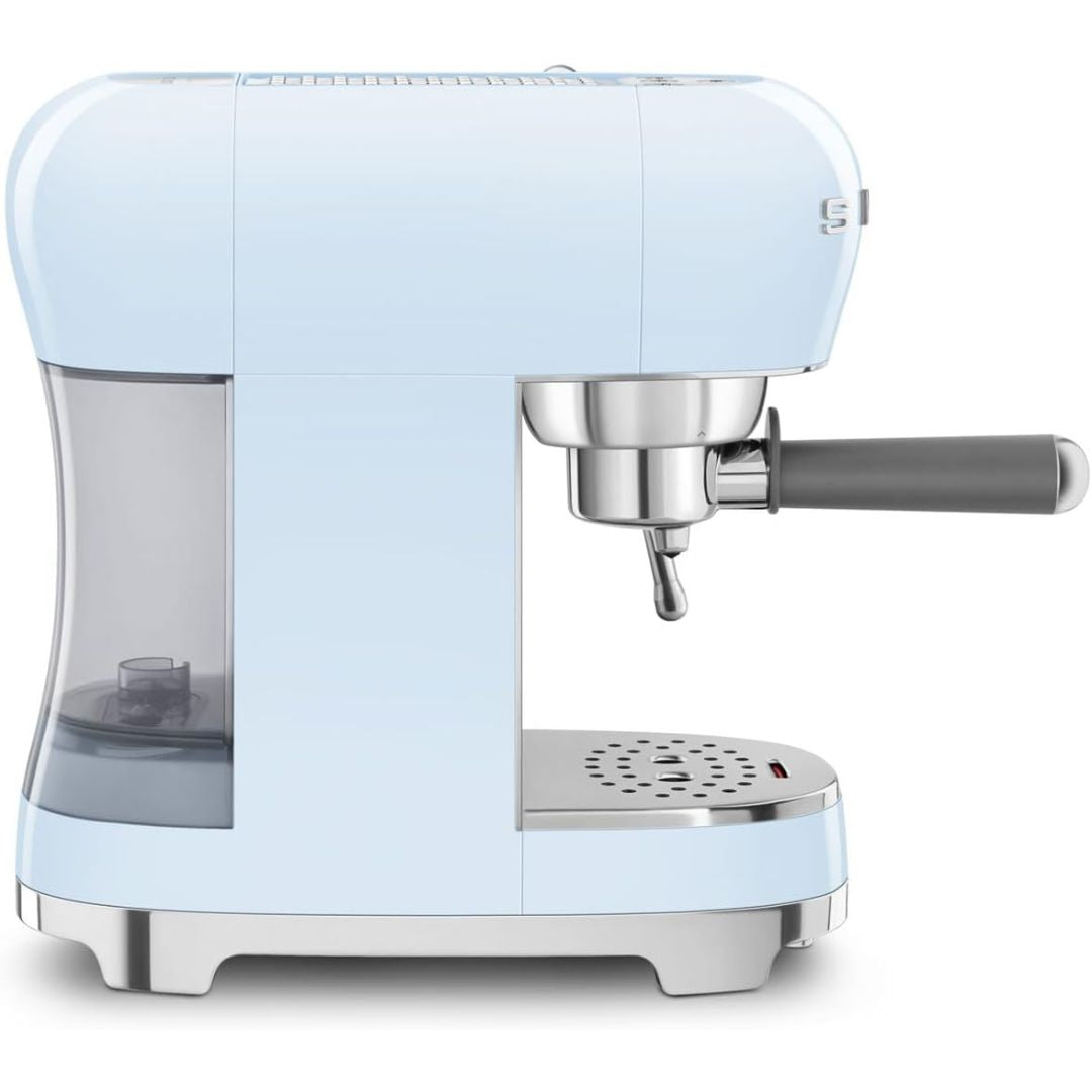 SMEG ECF02PBEU Macchina Caffè Espresso Manuale Thermoblock 4 Funzioni 1L Azzurro