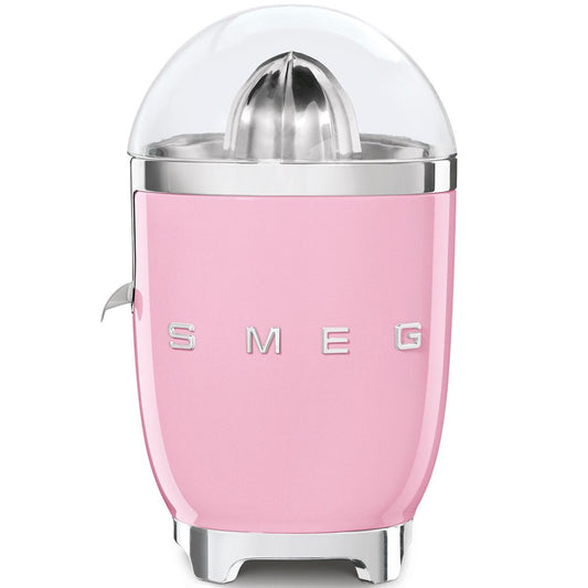 SMEG CJF11PKEU Spremiagrumi Elettrico Rosa Lucido 70W Inox Antigoccia 50’s Style
