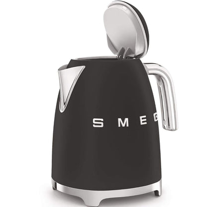 SMEG KLF03BLMEU Bollitore Elettrico Nero 1,7 L Style 50’s Manico Ergonomico