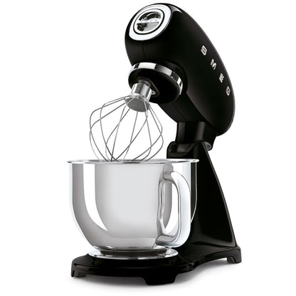 SMEG SMF03BLEU Impastatrice Planetaria 800W Nero 4,8L 10 Velocità con Accessori