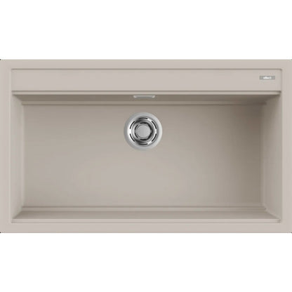 Elleci Best 360 LGB36039 Lavello da Incasso Monovasca Incasso Sopratop Granitek Bianco Soft cm. 86 x 51