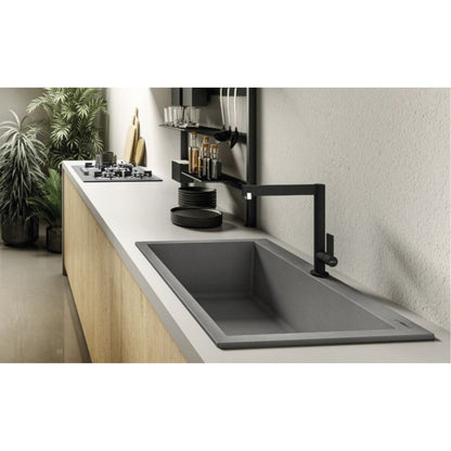 ELLECI BEST 105 LGB10551 Lavello Cucina Incasso Sopratop 1 Vasca  Avena Granitek cm. 57×51