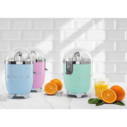 Smeg CJF11BLEU Spremiagrumi Elettrico Nero Lucido 70W Inox Antigoccia 50’s Style
