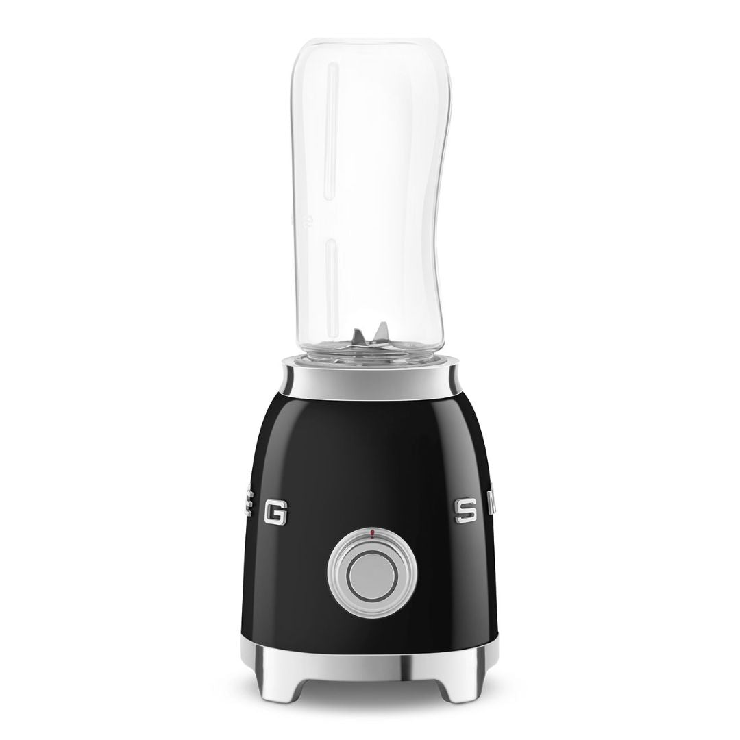 SMEG PED PBF01BLEU Frullatore Compatto da Tavolo Multifunzione 2 Velocità Antiscivolo 300W Nero