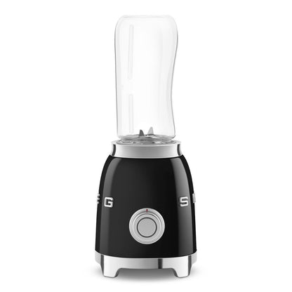SMEG PED PBF01BLEU Frullatore Compatto da Tavolo Multifunzione 2 Velocità Antiscivolo 300W Nero