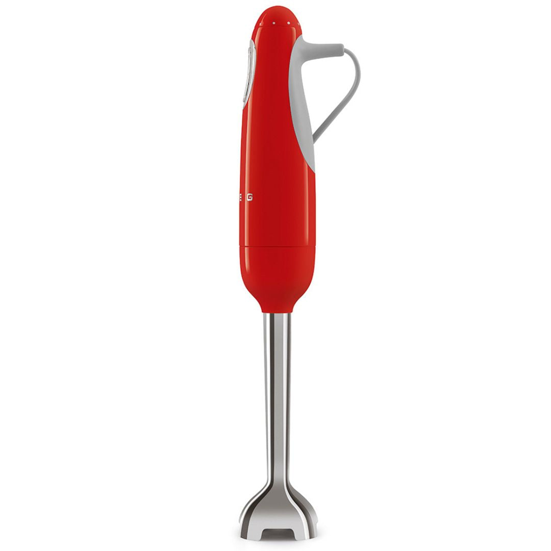 SMEG HBF03RDEU Frullatore a Immersione con Frusta e Tritatutto Rosso 700W