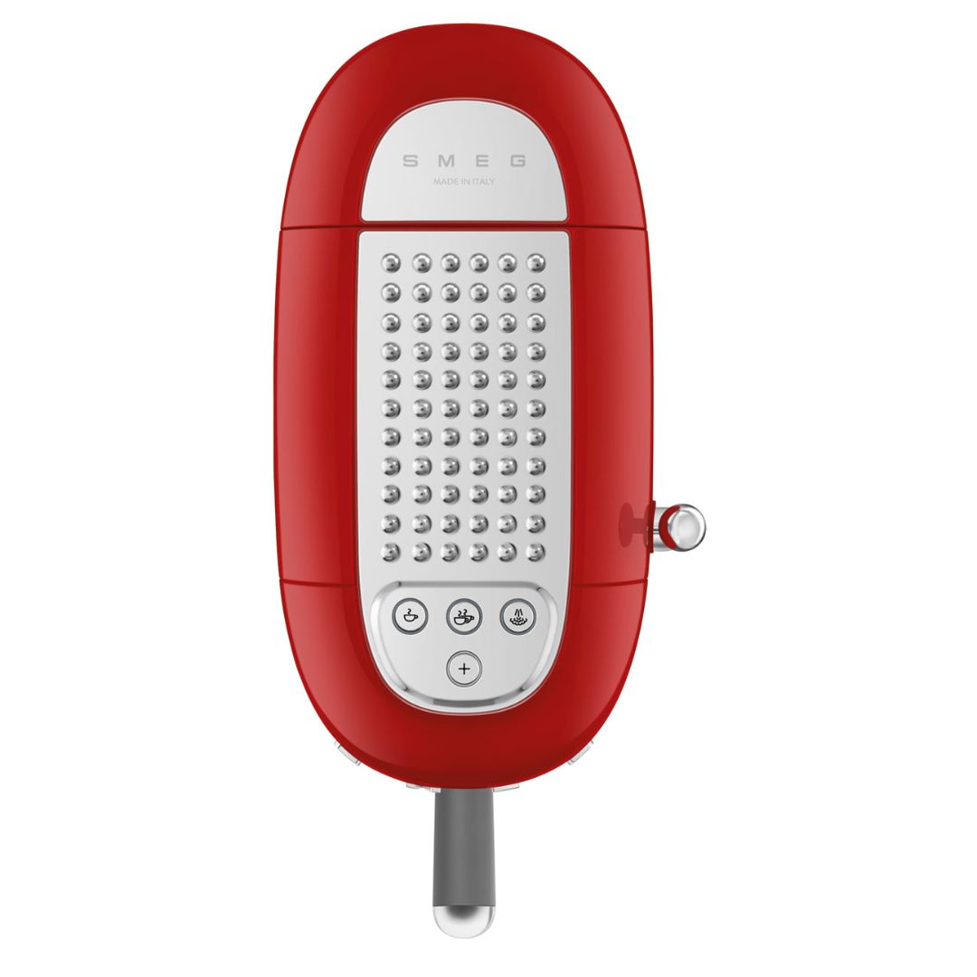 SMEG ECF02RDEU Macchina Caffe Espresso 1350W 50's Style Rosso 10 Tazze