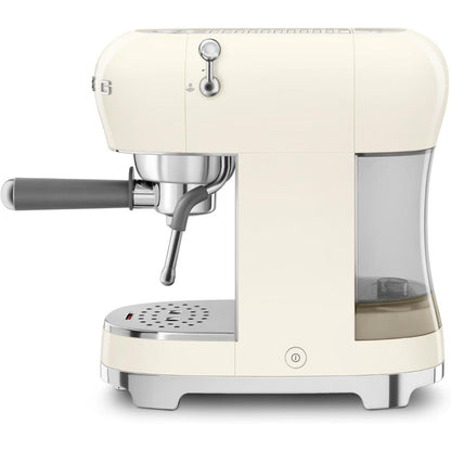 SMEG ECF02CREU Macchina Da Caffè Espresso Manuale 50's Style 1350W Panna